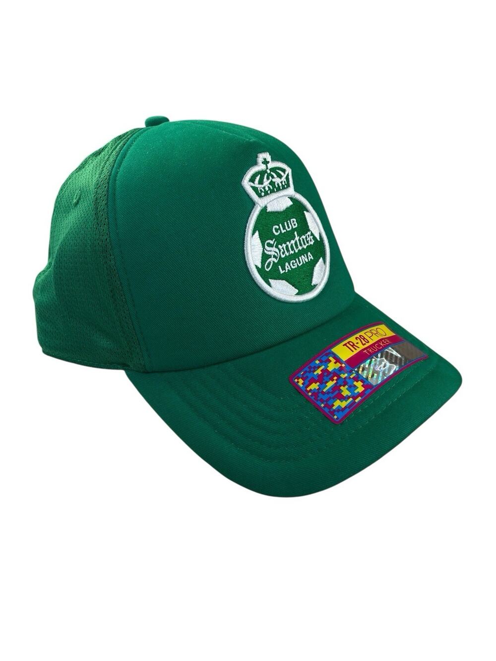 Club Santos Laguna ONE SIZE FC Fan Ink Mist Snapback Trucker Hat Cap GREEN NWT